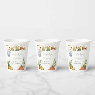 Rustic Reel Excited Little Fisherman Baby Shower Paper Cups