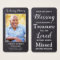 Rustic Remembrance Poem Photo Memorial Prayer Card