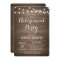 Rustic Retirement Party Invitation Card
