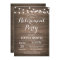 Rustic Retirement Party Invitation Card