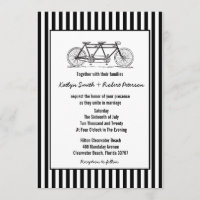 Rustic Retro Tandem Bicycle Wedding