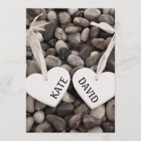 Rustic Riverside Beach Sea Side Pebbles Wedding