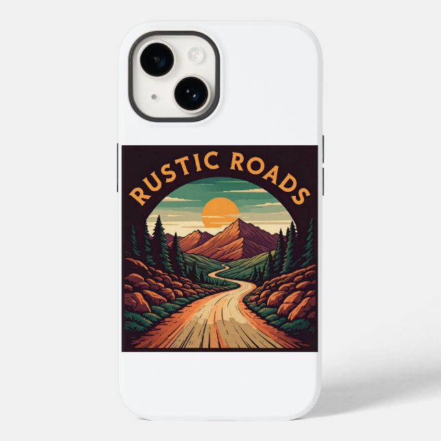 Rustic Roads Case-Mate iPhone Case (Back)
