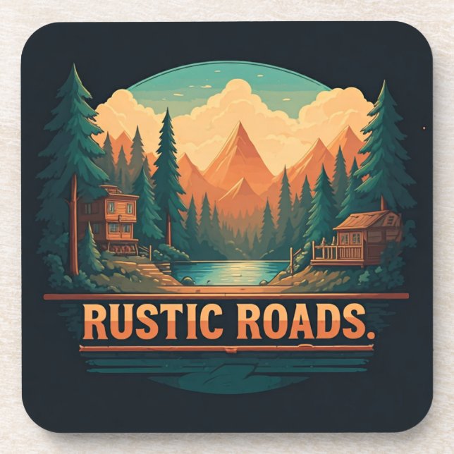 Rustic Roads  Coaster (Front)