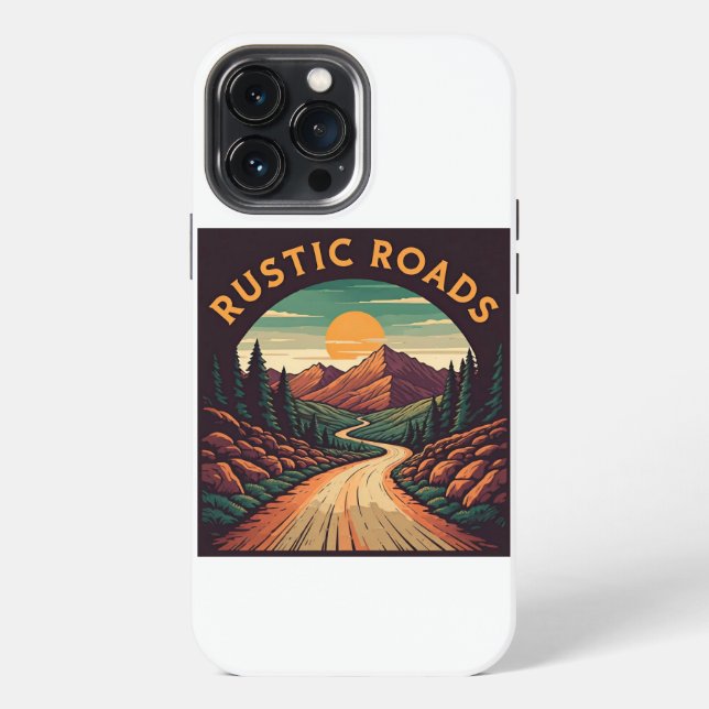 Rustic Roads  iPhone Case (Back)
