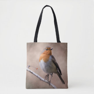 Rustic Robin All-Over-Print Bag