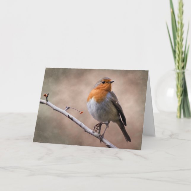 Rustic Robin Card (Front)
