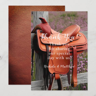 Rustic Romance: Saddle on the Fence Couples Shower Invitation