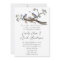 Rustic Romantic Bluebirds Wedding Invitations
