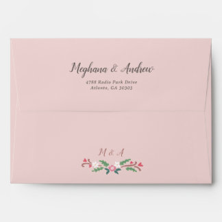 Rustic Romantic Floral Bunch Envelope