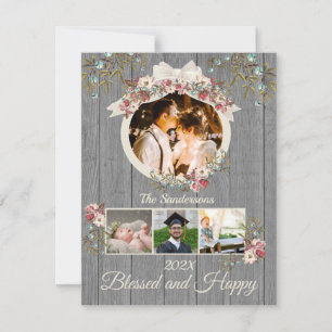 Rustic Romantic Holiday 4 Photo collage