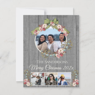 Rustic Romantic Holiday 4 Photo collage Christmas