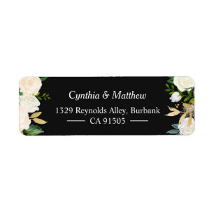 Rustic Romantic Ivory White Garden Floral