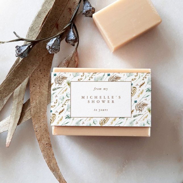 Rustic Romantic Soap Belly Band Label Wrap Invitation Belly Band (Creator Uploaded)