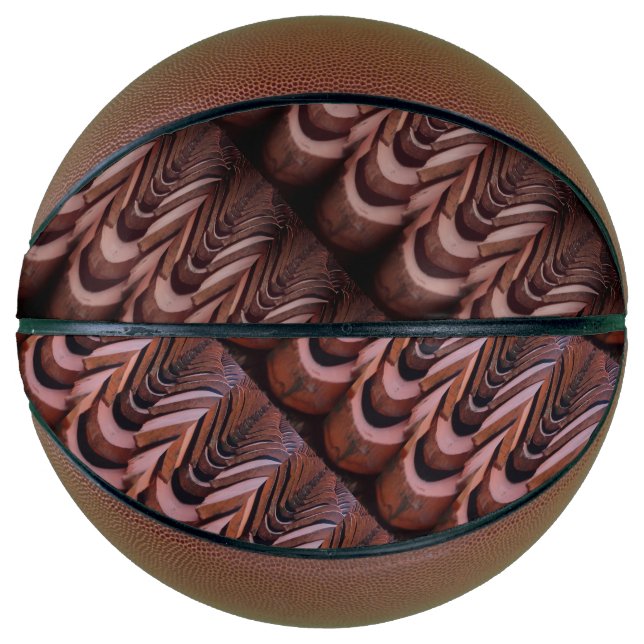 Rustic Roof Tiles with Unique Perspective   Basketball (Front)