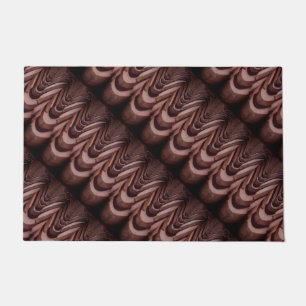 Rustic Roof Tiles with Unique Perspective   Doormat