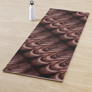 Rustic Roof Tiles with Unique Perspective Yoga Mat