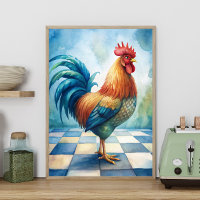 Rustic Rooster Country Farmhouse Kitchen 