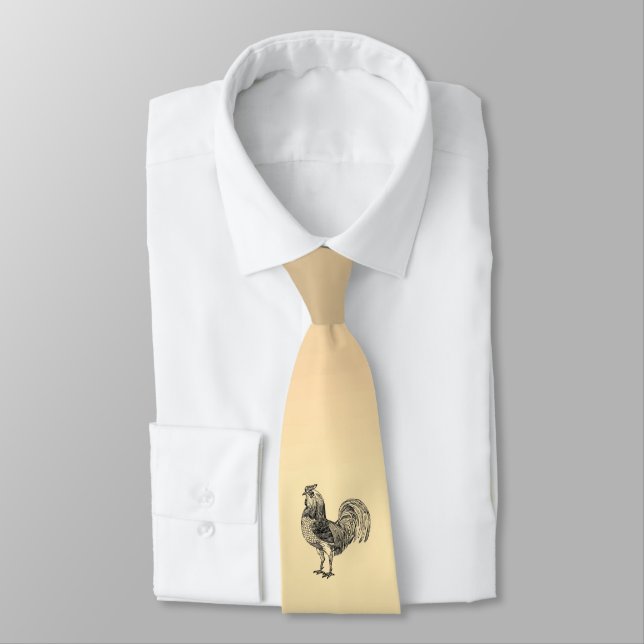 Rustic Rooster  Tie (Tied)