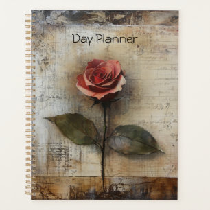 Rustic Rose Day Planner