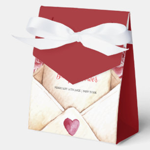 Rustic Rose Flower Sweetheart Letter Baby Shower  Favour Box