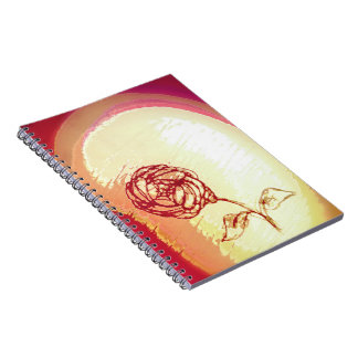 Rustic Rose Spiral Notebook