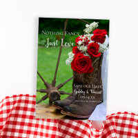 Rustic Roses Cowboy Boots Western Wedding