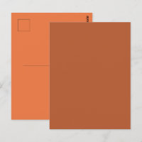 Rustic Rust Brown Solid Colour