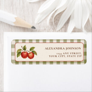 Rustic Sage Green Gingham Apple Bridal Shower