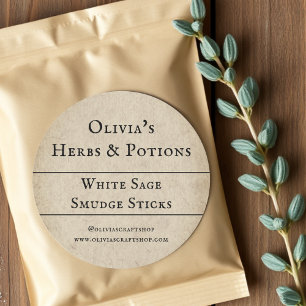 Rustic Sage Smudge Product Labels