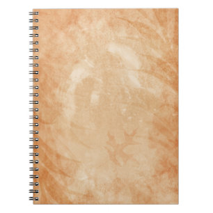 Rustic Sandstone Grunge Oak Leaves Notebook