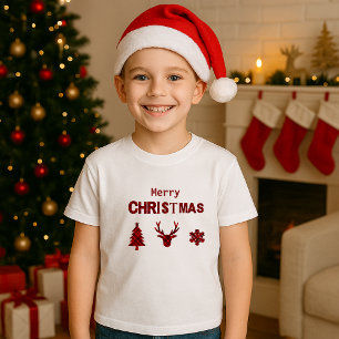 rustic scottish christmas script T-Shirt
