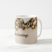Rustic Seasons Greetings Mug 