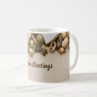 Rustic Seasons Greetings Mug 