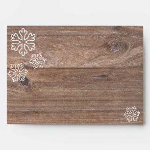 Rustic Snowflake - Envelope