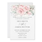 Rustic Soft Blush Pink Floral Greenery Wedding