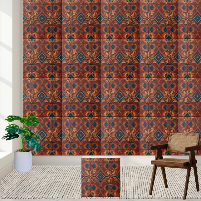 Rustic Southwestern Motif Tile (Rustic Southwestern Motif Tile)