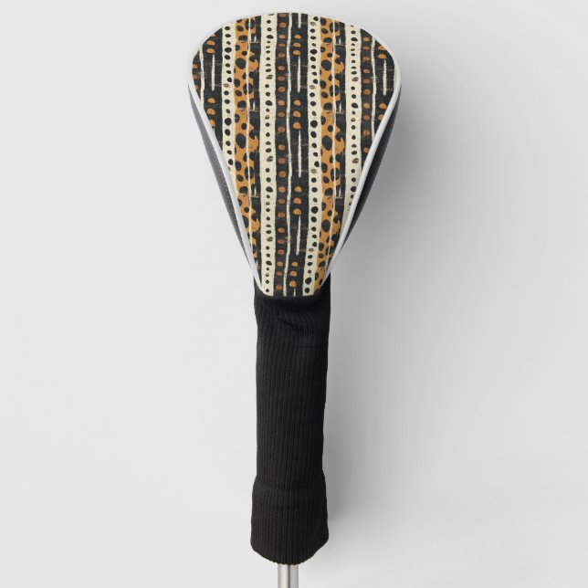 Rustic Southwestern Stripe Pattern (3) Golf Head Cover (Front)