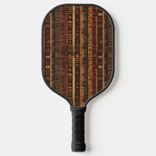 Rustic Southwestern Stripe Pattern (5) Pickleball Paddle