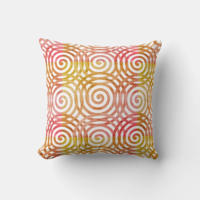 Rustic Spirals Cushion (Front)