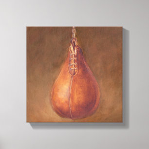 Rustic Sports Boxing Canvas Print