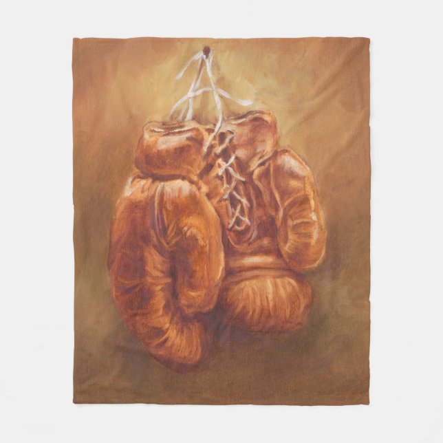 Rustic Sports | Boxing Glove Fleece Blanket (Front)