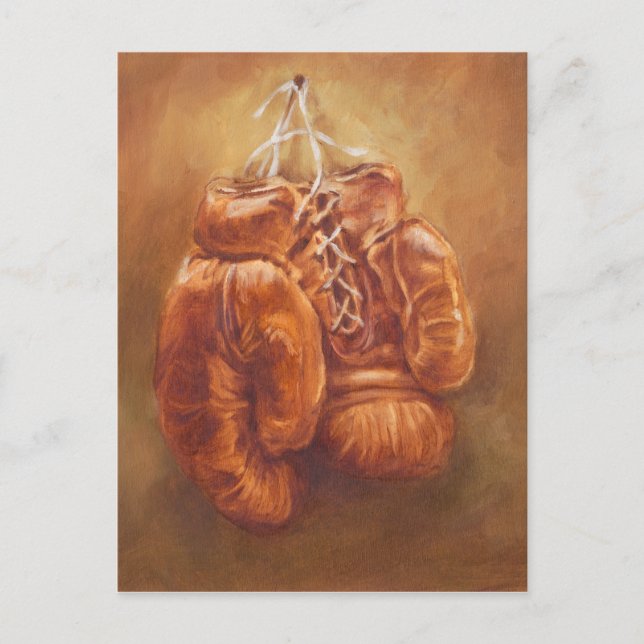 Rustic Sports | Boxing Glove Postcard (Front)