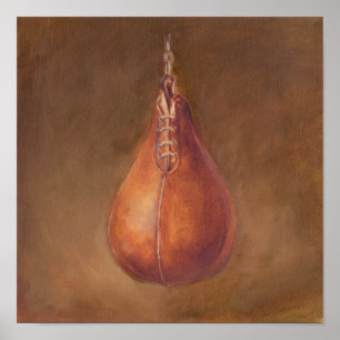 Rustic Sports Boxing Poster