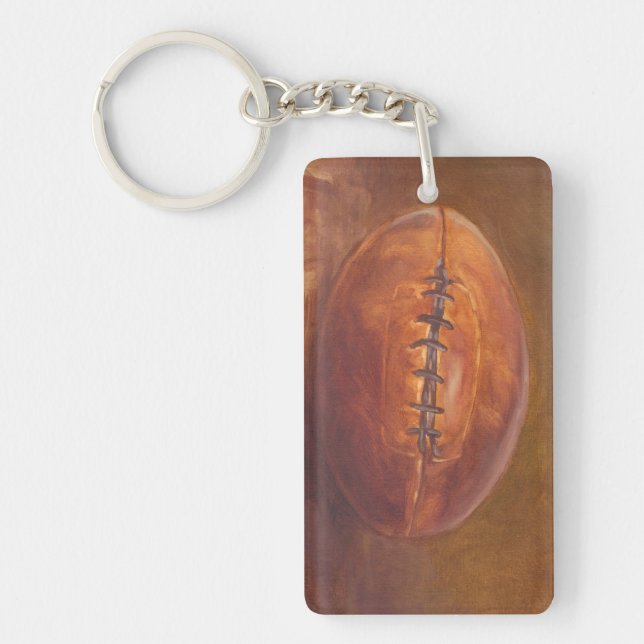 Rustic Sports | Football Key Ring (Front)