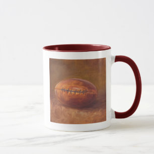 Rustic Sports   Football Mug