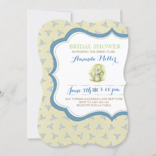 Rustic Spring Daisy Bridal Shower Invitations