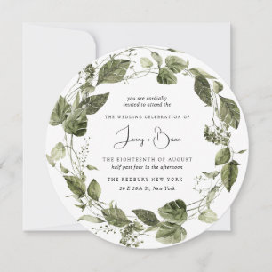 Rustic Spring Greenery Botanical Wedding