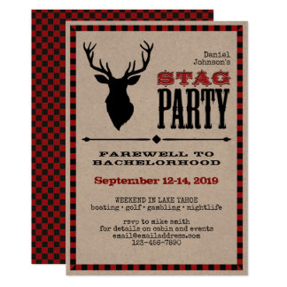 Stag Party Invitations 3