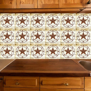 Rustic star wheel tile